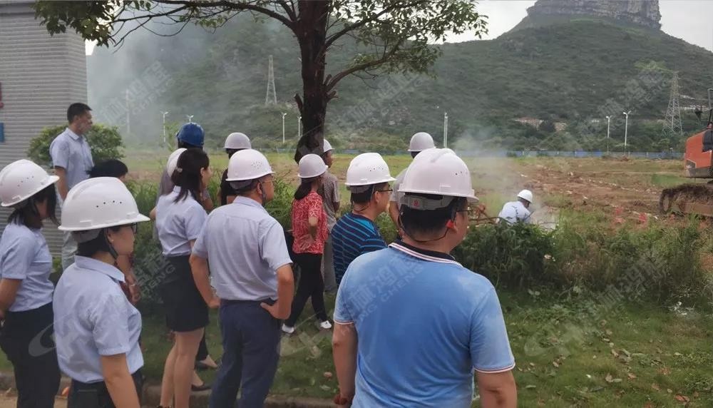 桂林鴻程機電設備有限公司廠區2#生產廠房開工大吉！